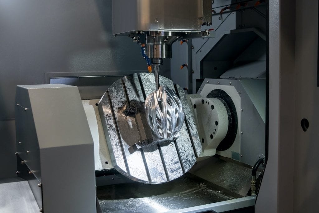 Lavorazione CNC a 5 assi